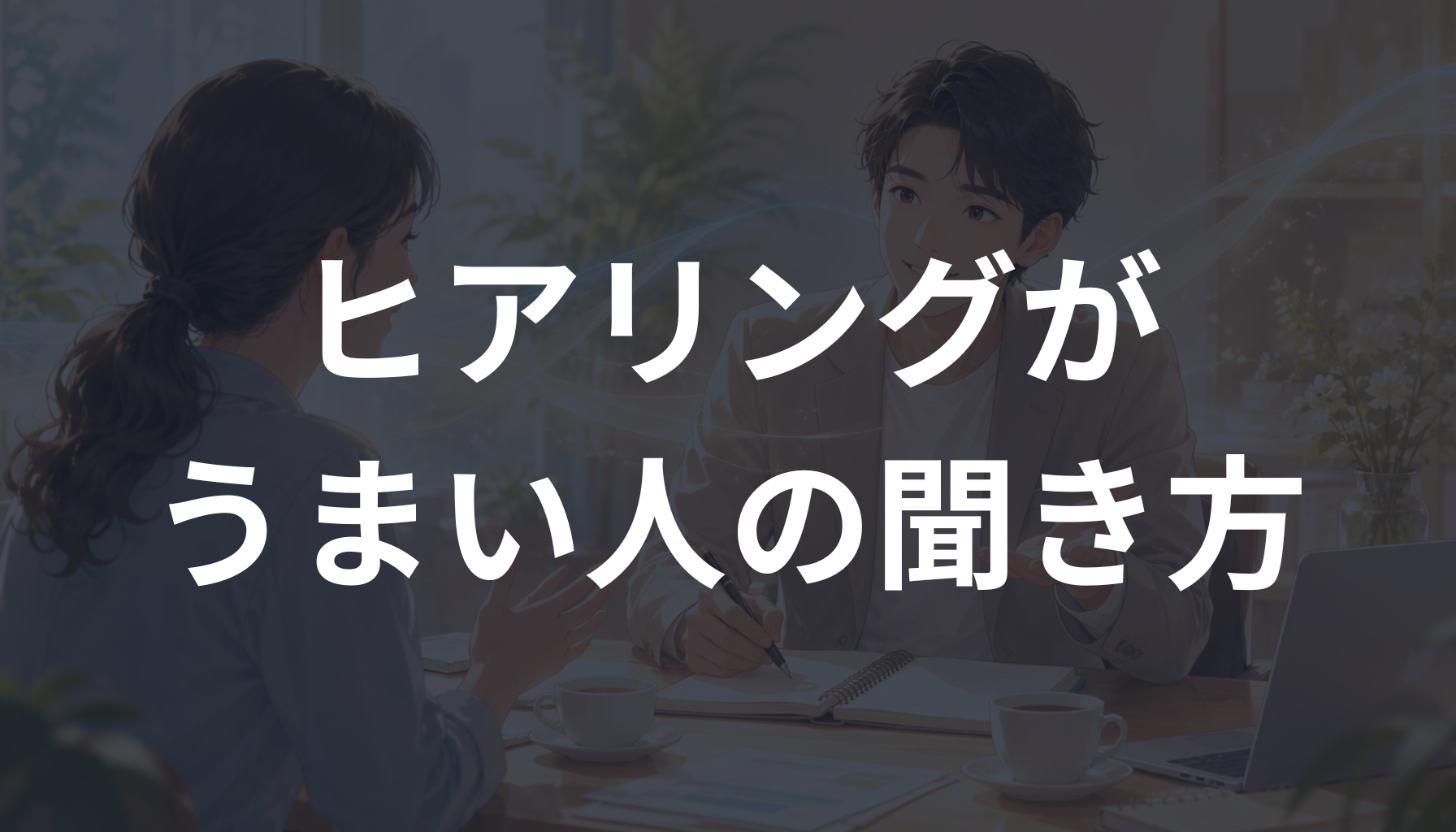 ヒアリングがうまい人の聞き方とは？営業・交渉で信頼される質問と傾聴のコツを解説