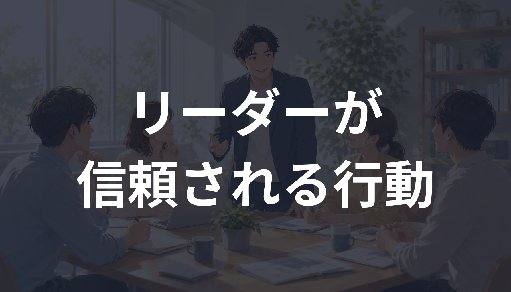 リーダーが信頼される行動とは？部下との関係を強くするマネジメントの基本を解説