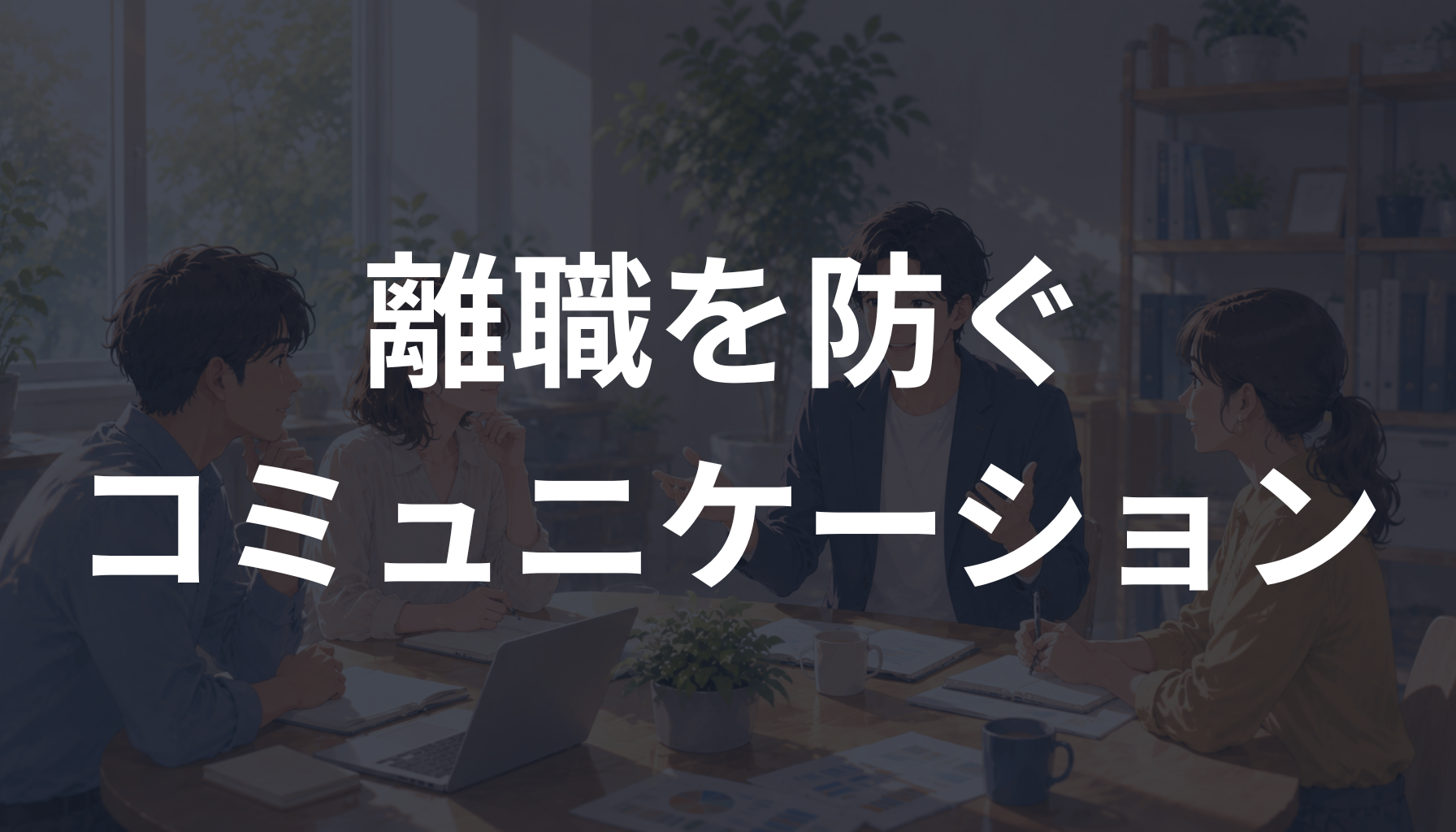 離職を防ぐコミュニケーションとは？部下の本音に気づき定着につなげる方法を解説